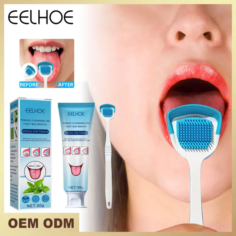 EELHOE Tongue Cleansing Gel Fight Bad Breath Special for Tongue - YN