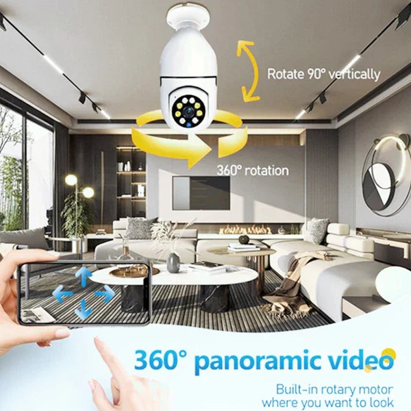 SmartBulb Security Camera - 360 Degree Hd 1080P - YN